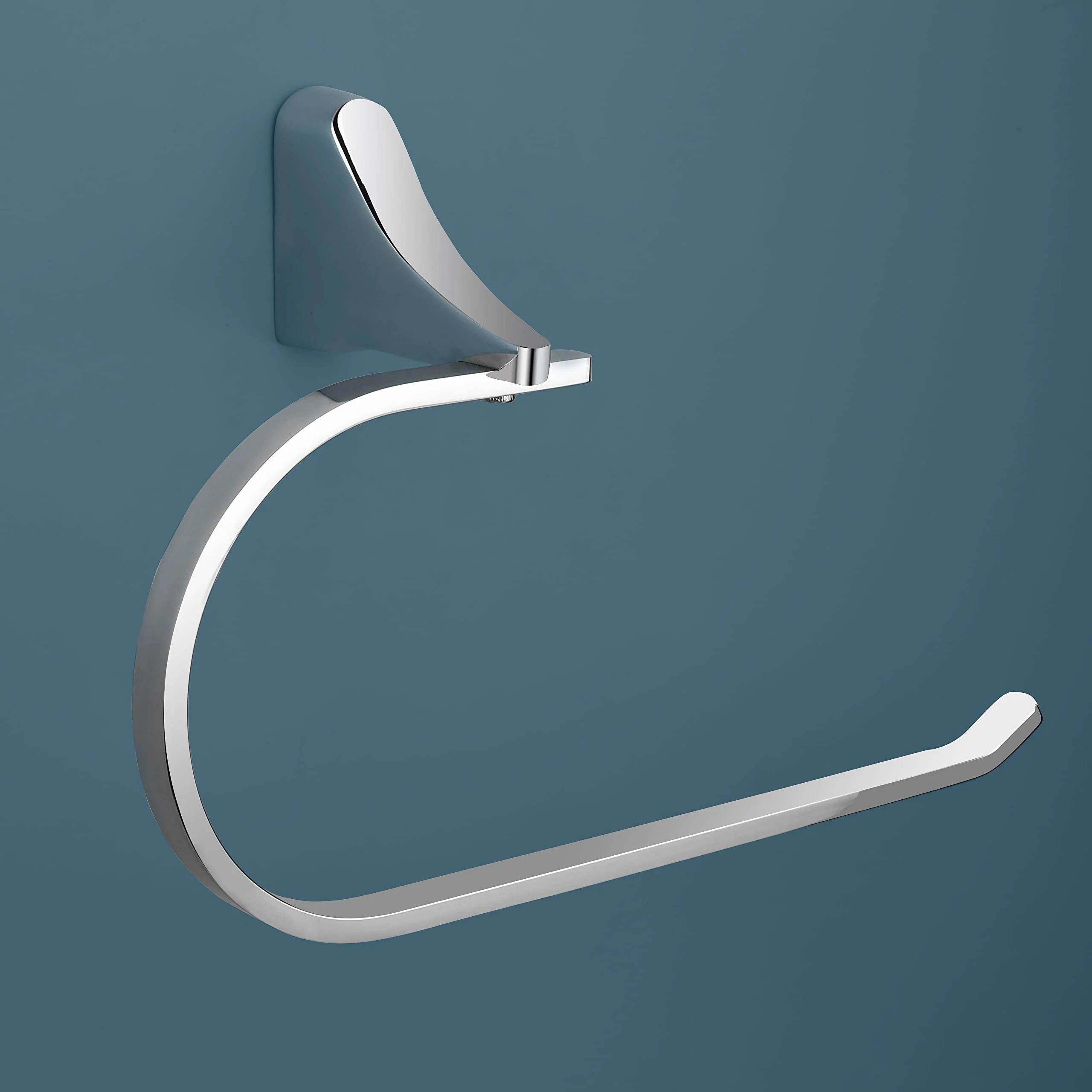 Plantex Rich Brass Bathroom Accessories - Unique Napkin Holder/Stand/Hanger for Wash Basin/Kitchen (Chrome) - Image 3