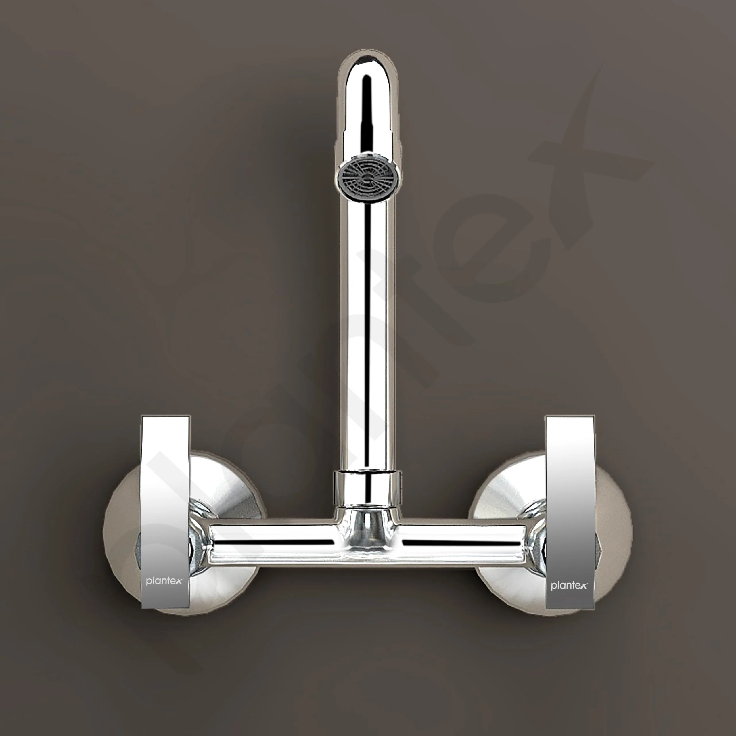 Plantex Sink Mixer Tap Hot and Cold/Mixer Tap for Kitchen Sink with Brass Spindle/Kitchen Sink Faucet with Wall Flange and Teflon Tape (Samar-Chrome) - Image 7