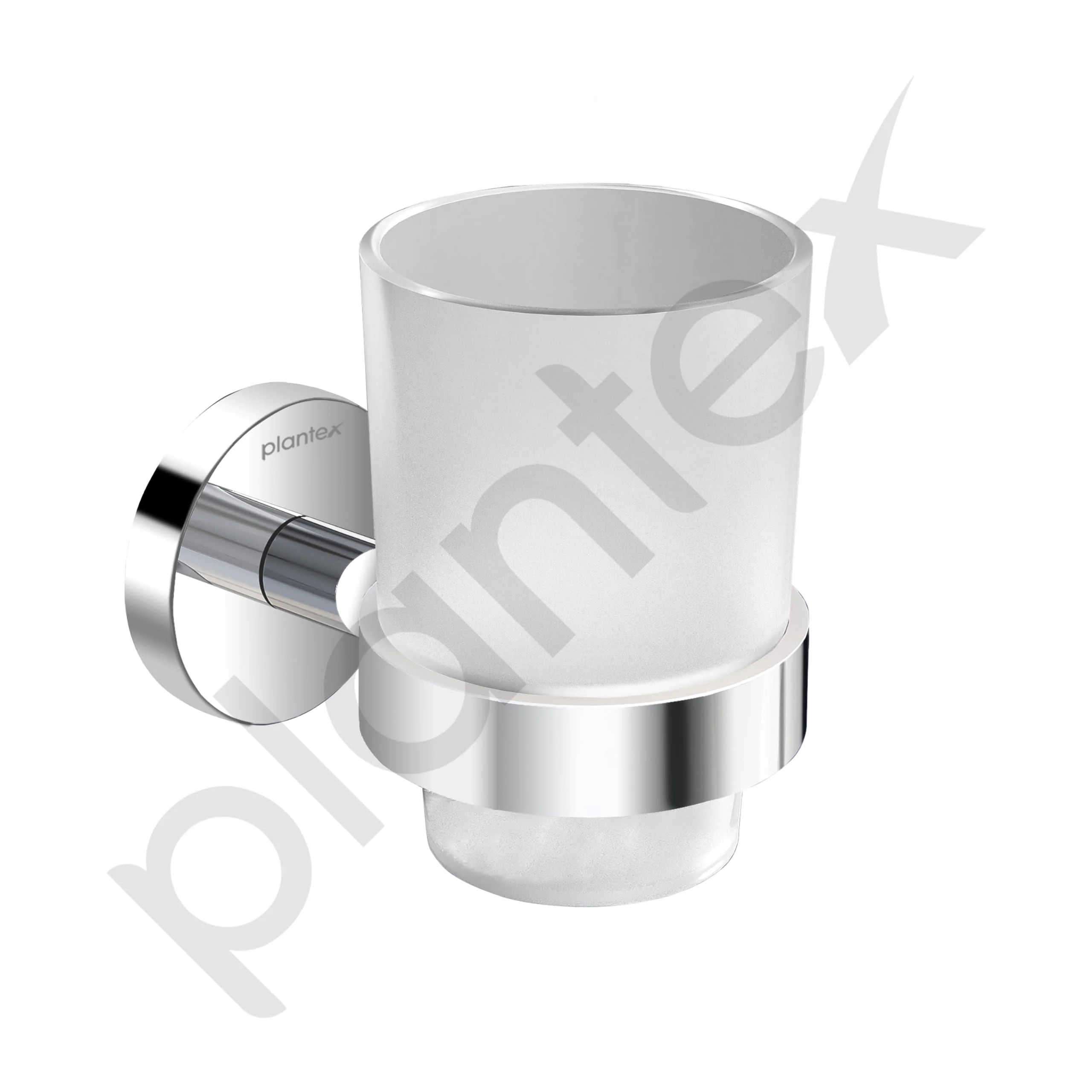 Plantex Smero Pure Brass Toothbrush and Paste Holder/Tumbler Holder/Toothpaste Holder/Bathroom Accessories - Circle (Chrome) - Image 7