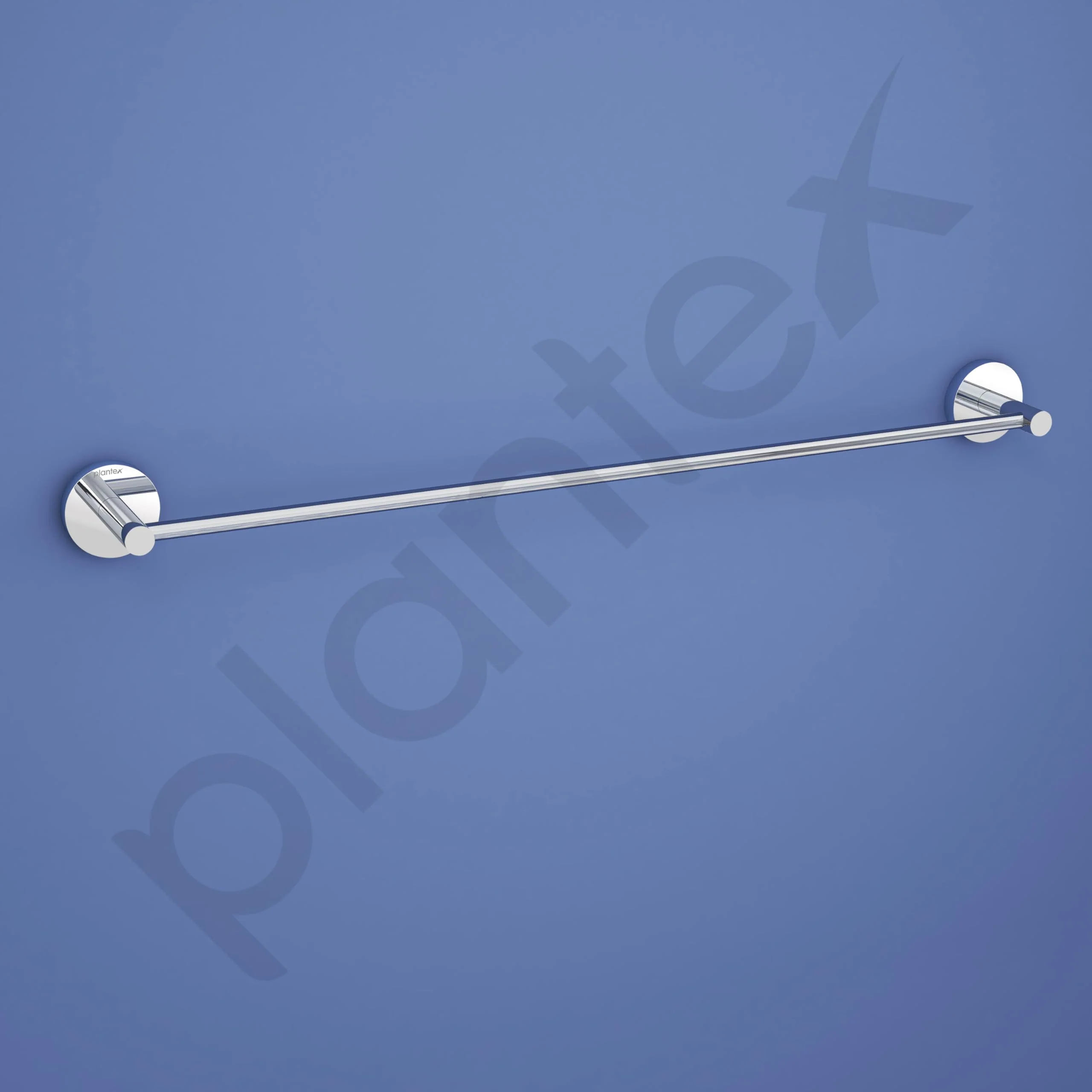 Plantex Smero Pure Brass Towel Hanger for Bathroom/Single Towel Rod/Towel Bar/Bathroom Accessories - Circle (24 Inch-Chrome) - Image 5