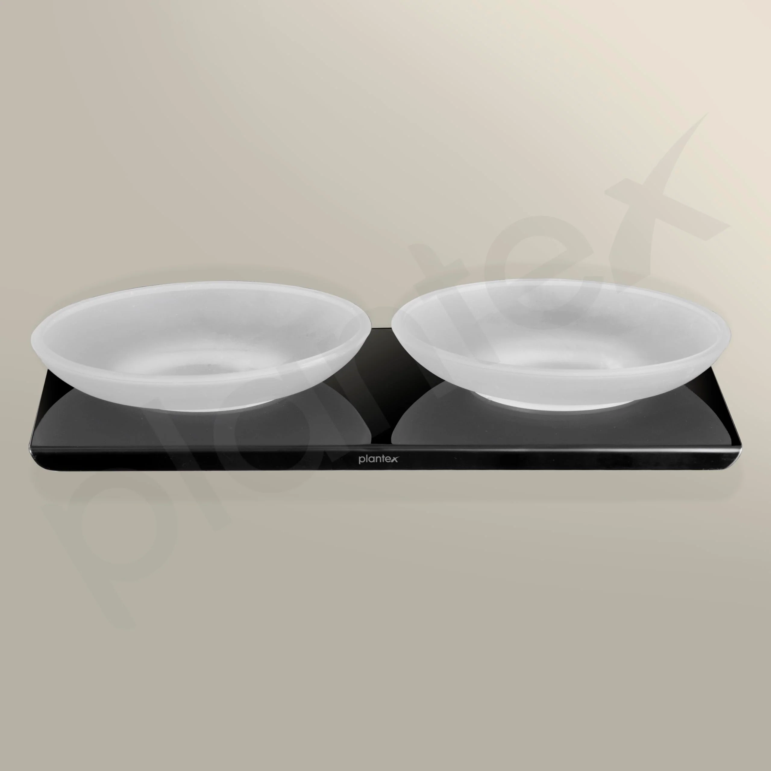 Plantex Stainless Steel Double Soap Holder for Bathroom/Soap Stand/Wall Mounted Soap Holder/Bathroom Accessories - (Black-Chrome) - Image 6