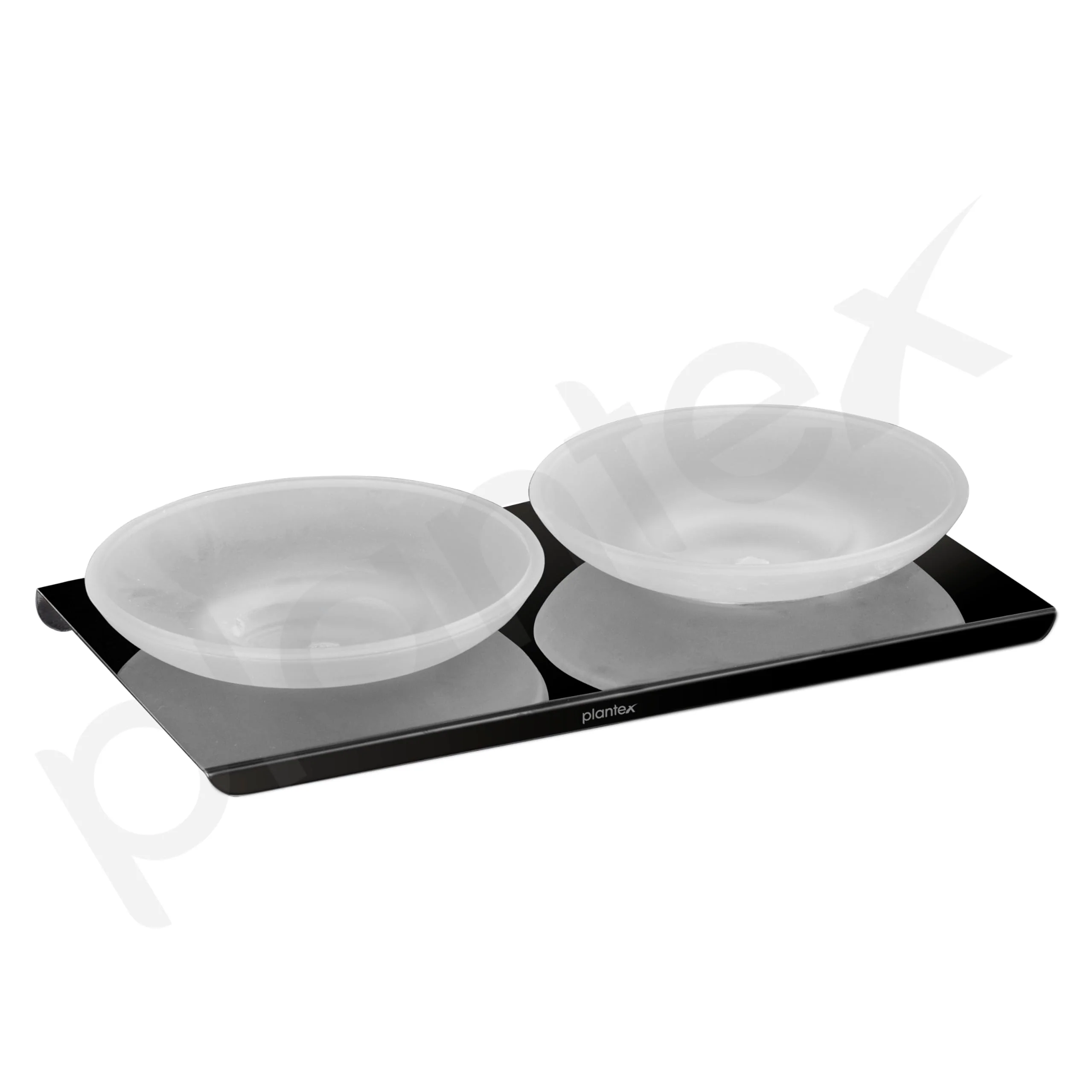 Plantex Stainless Steel Double Soap Holder for Bathroom/Soap Stand/Wall Mounted Soap Holder/Bathroom Accessories - (Black-Chrome) - Image 7