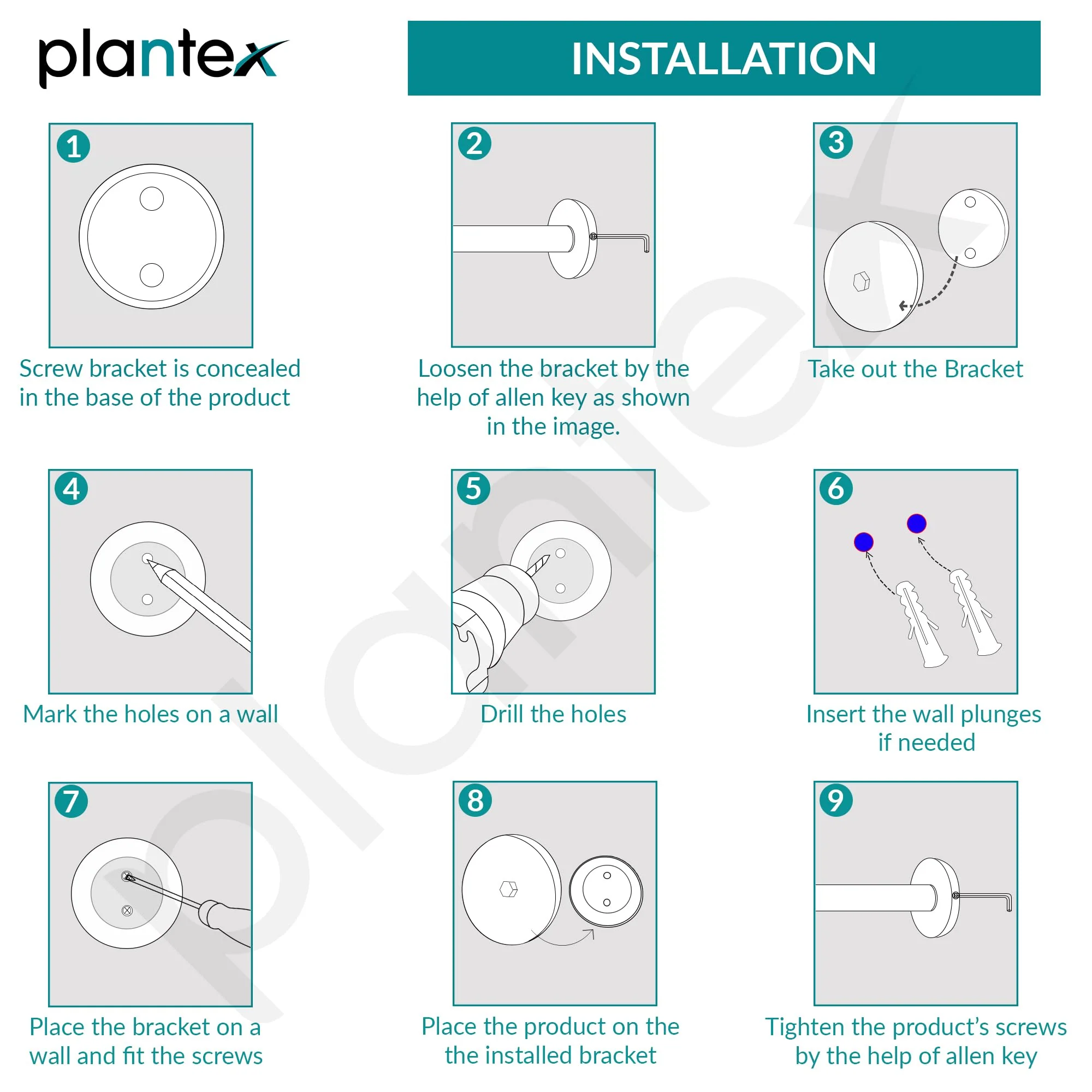 Plantex Stainless Steel Heavy Single Towel Rod/Towel Hanger for Bathroom/Towel Bar/Stand/Bathroom Accessories (24 Inch - Chrome Finish) - Pack of 3 - Image 5