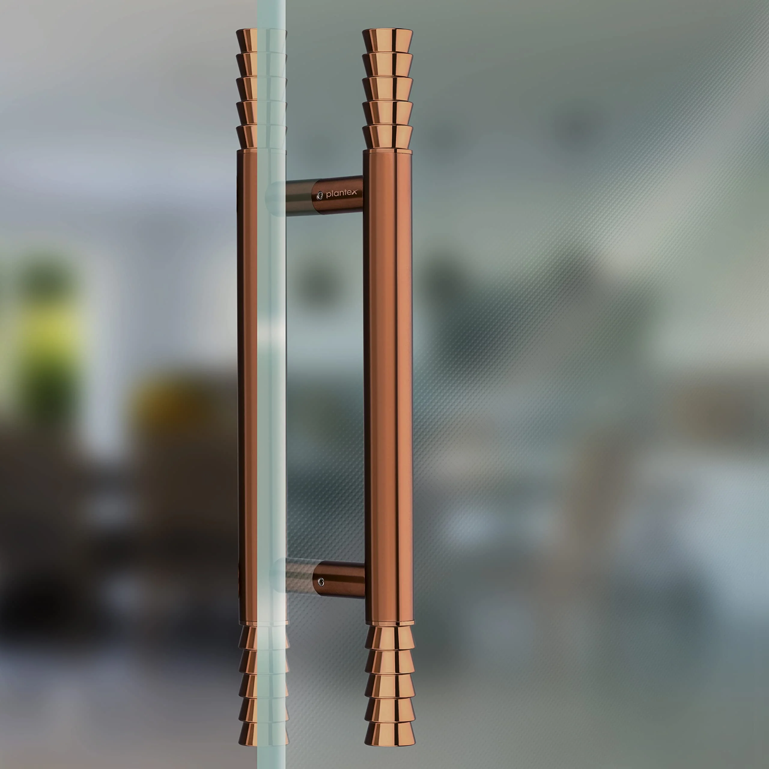 Plantex Stainless Steel Lotus Main Door Handle/Door Handles for Main Door/Wooden & Glass Door Handle/3 Years Warranty (Rose Gold Finish) - Image 5