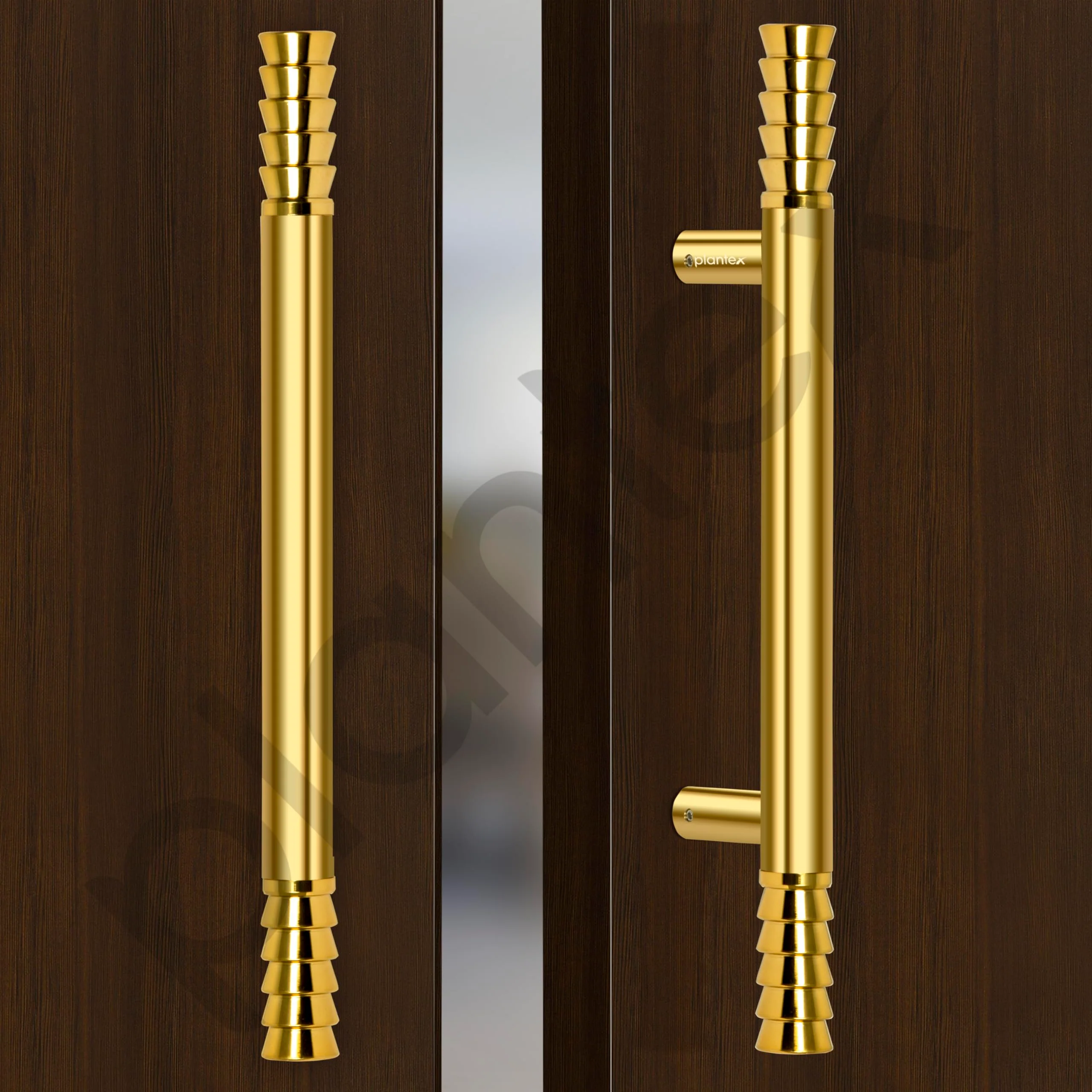 Plantex Stainless Steel Lotus Main Door Handle/Pull-Push Handles for Main Door/Wooden & Glass Door Handle/3 Years Warranty Pack of 2 (PVD Gold) - Image 6