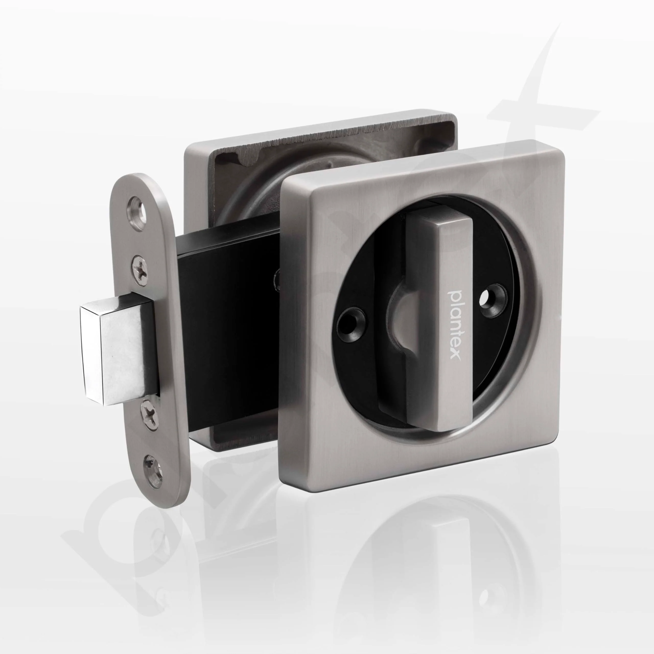 Plantex Zinc Door Lock For Bathroom/Pocket Door Latch/Door Hardware For Home/Bedroom/Bathroom - (Dtm-620, Satin And Black) - Image 7